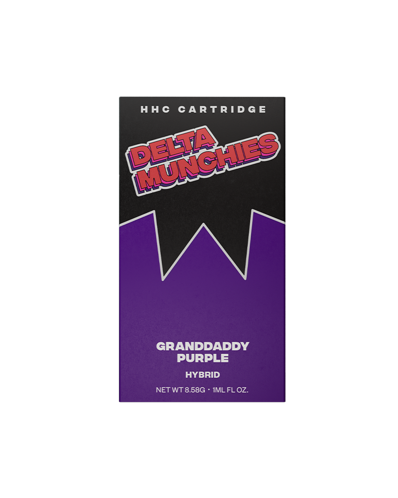 Delta Munchies 1g HHC Cartridge - Granddaddy Purple