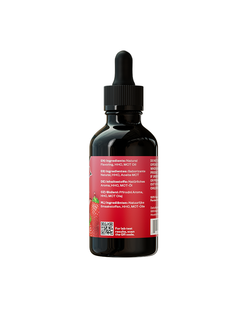 Delta Munchies 3000mg HHC Tincture - Strawberry Dream