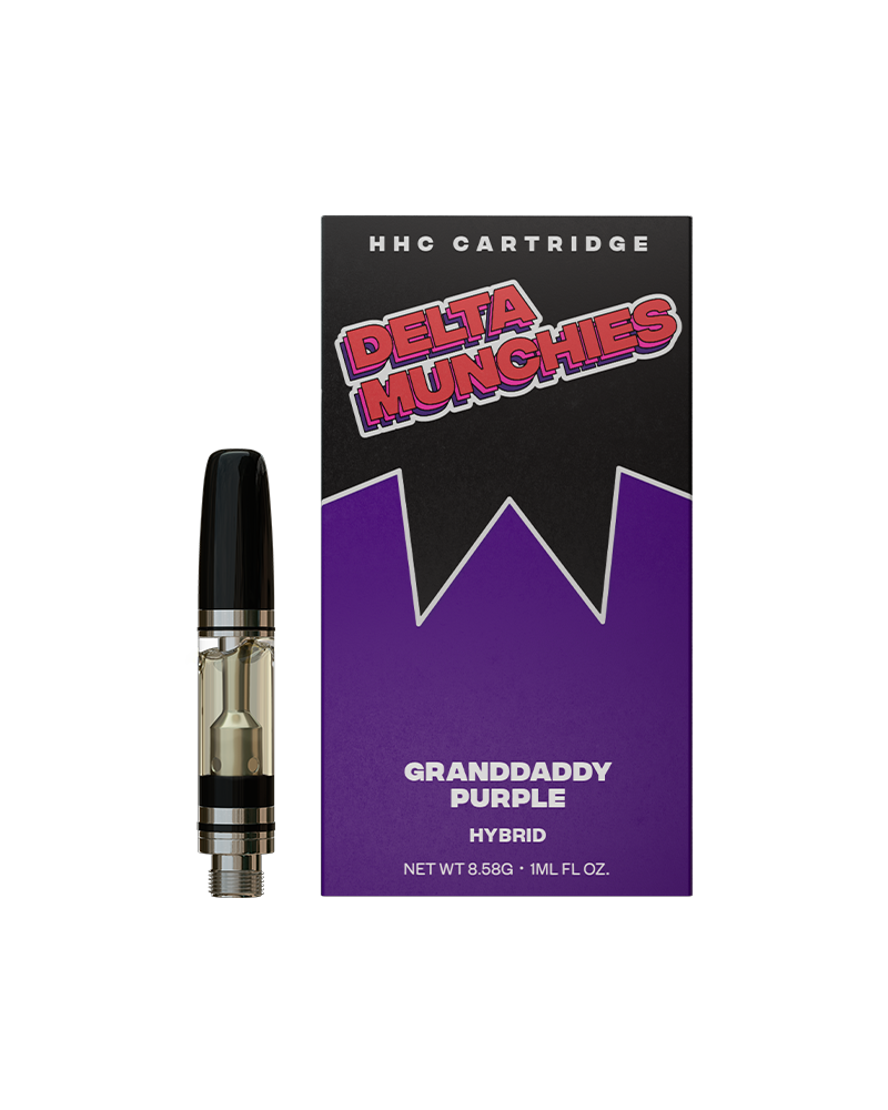 Delta Munchies 1g Cartridge - Granddaddy Purple