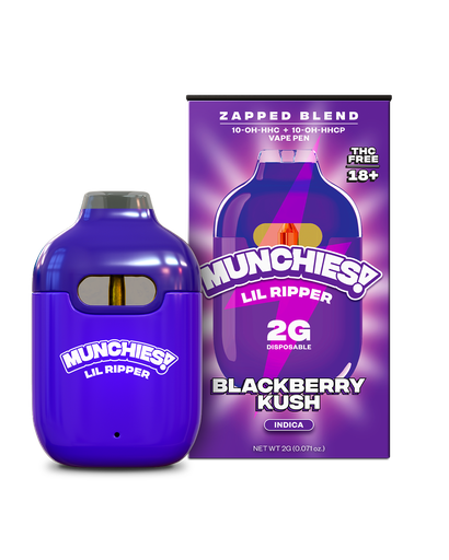 [M10BK] Munchies 2g 10-OH Lil Ripper - Blackberry Kush