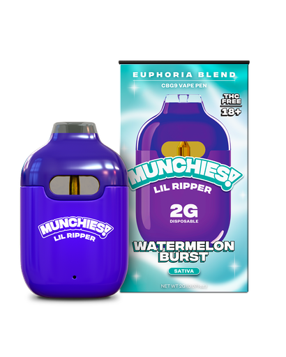 [M9WB] Munchies 2g CBG9 Lil Ripper - Watermelon Burst